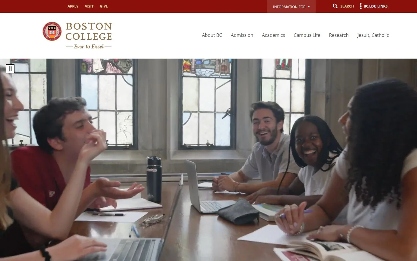 Boston College · Official website